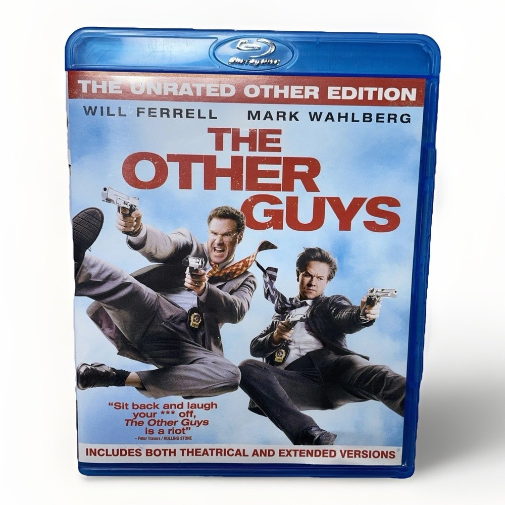 The Other Guys Blu-ray 2010 Unrated Edition Will Ferrell Mark Wahlberg Comedy